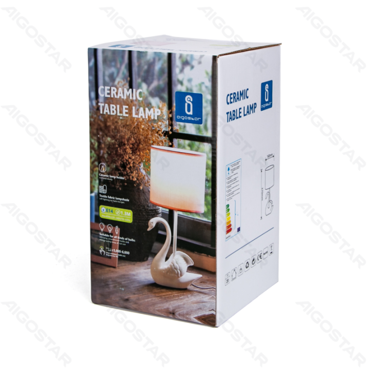 Ceramic Table Lamp (Without Light Source) E14