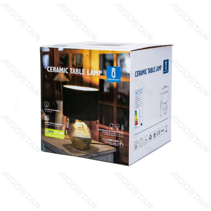 Ceramic Table Lamp (Without Light Source) E14