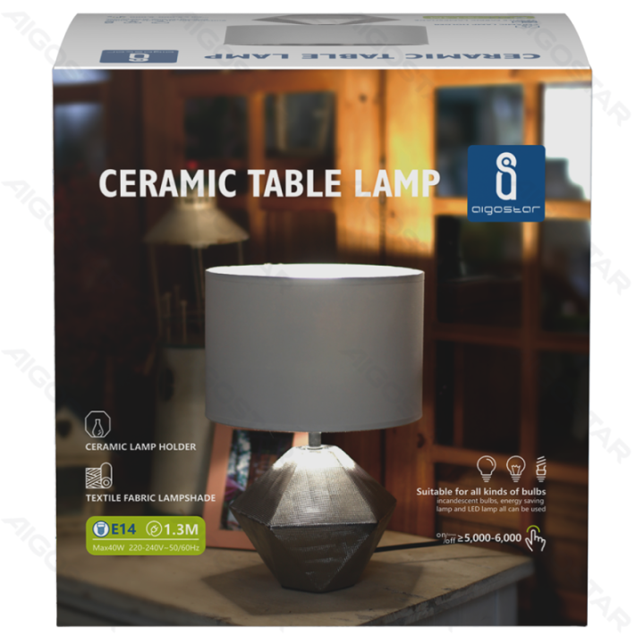 Ceramic Table Lamp (Without Light Source) E14
