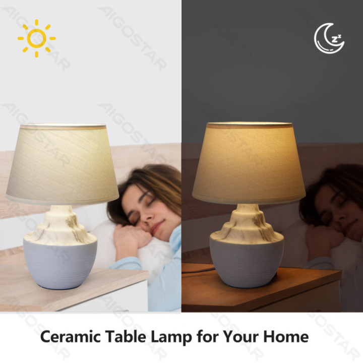 Ceramic Table Lamp (Without Light Source) E14