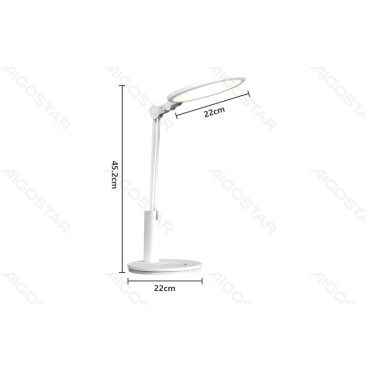 LED Eye-Protection Table Lamp White 18W 4000K