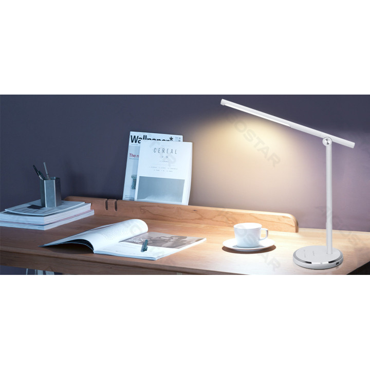 LED Foldable Table Lamp Black 8W 3000-6000K