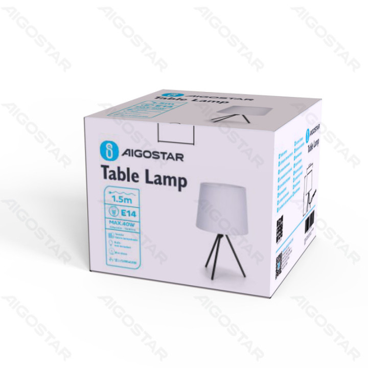 Metal Table Lamp (Without Light Source) E14