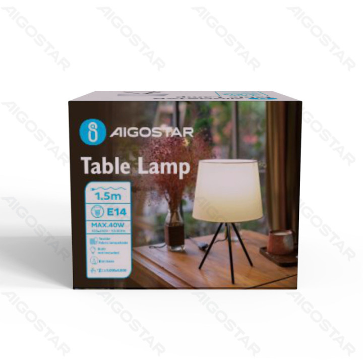 Metal Table Lamp (Without Light Source) E14