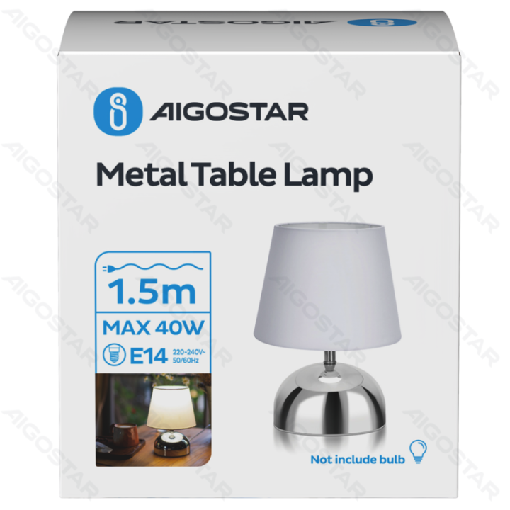 Metal Table Lamp (Without Light Source) E14