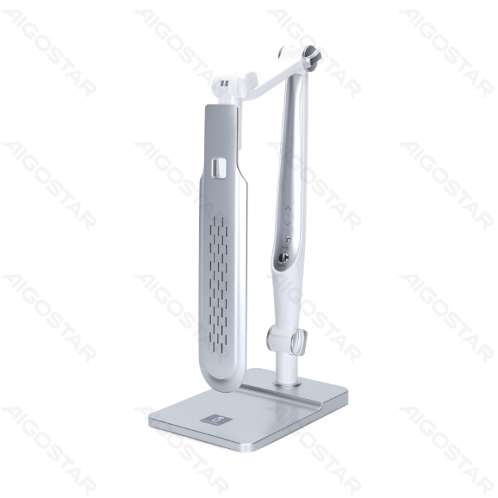 LED Reguliuojama stalinė lempa Sidabrinė 9W 3000-6500K