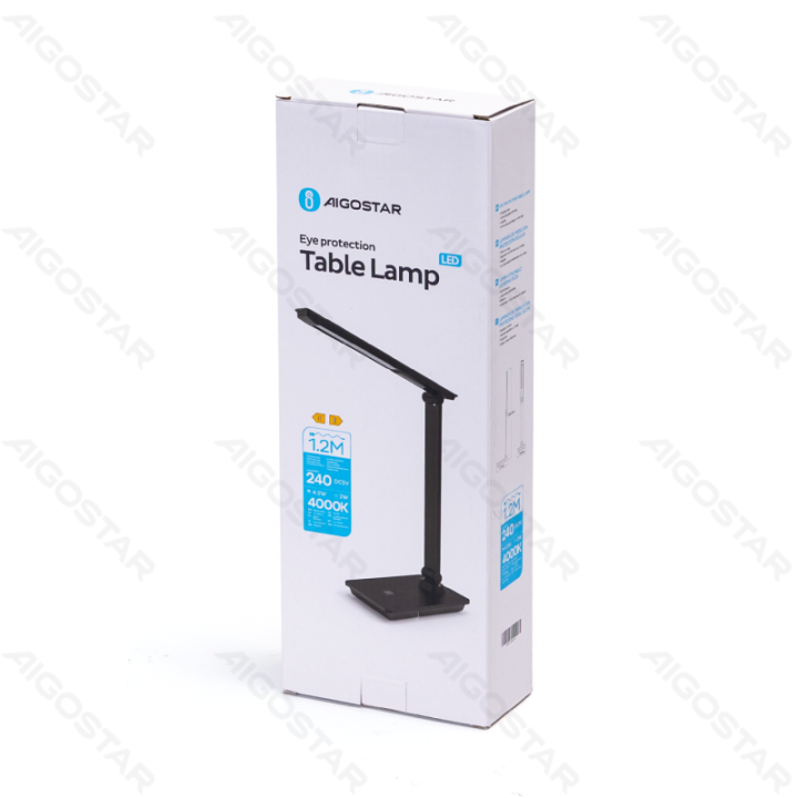 LED Foldable Table Lamp Black 4.5W 4000K