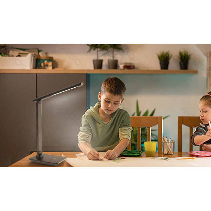 LED Foldable Table Lamp Black 4.5W 4000K