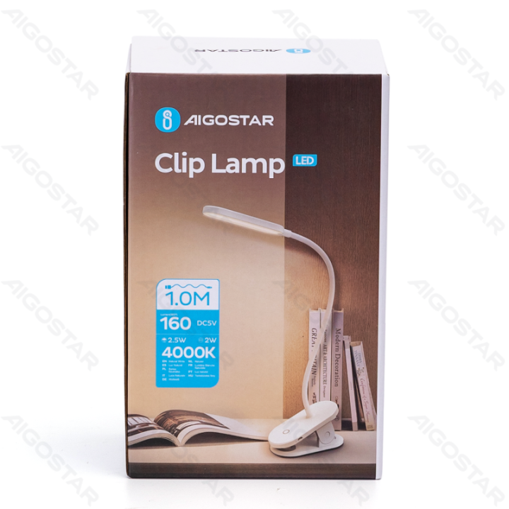 LED spaustuko lempa (įkraunama)