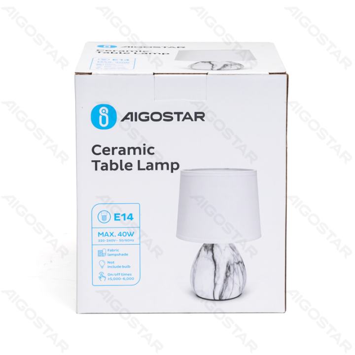 Ceramic Table Lamp (Without Light Source) E14