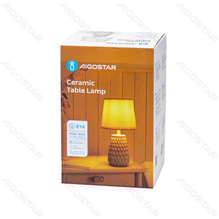 Ceramic Table Lamp (Without Light Source) E14