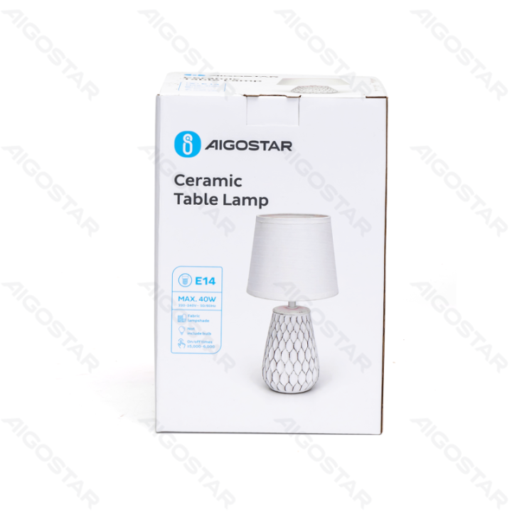 Ceramic Table Lamp (Without Light Source) E14