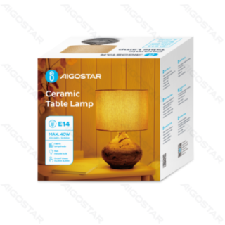 Keramikinis stalinis šviestuvas (be šviesos šaltinio) E14