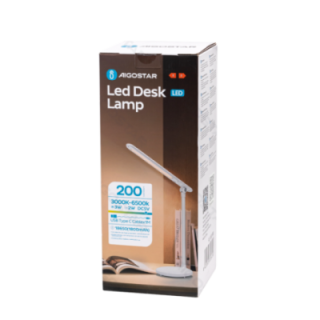 Multi-functional Desk Lamp Dimmable, CCT and Rechargeable