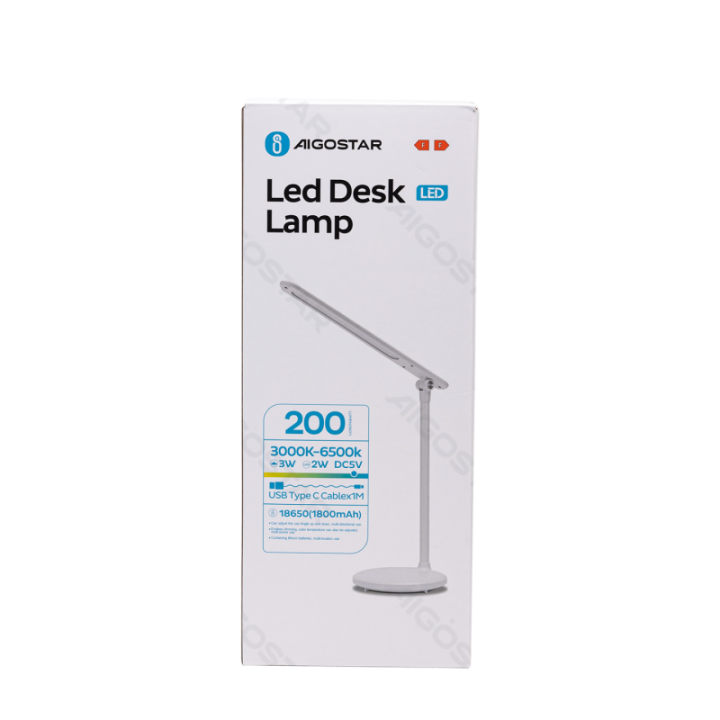 Multi-functional Desk Lamp Dimmable, CCT and Rechargeable