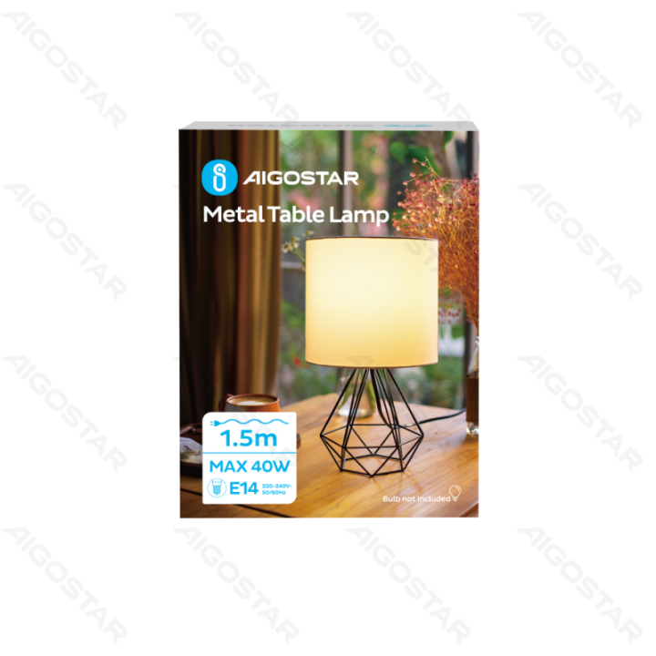 Metal Table Lamp E14 (bulb excluded)