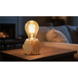 Table lamp (without light source)-MAX.60W-E27-Wooden