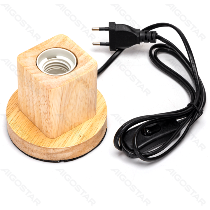 Stalo šviestuvas (be šviesos šaltinio)-MAX.60W-E27-Medinis