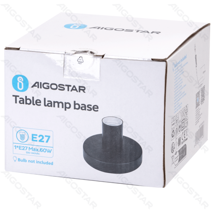 Table lamp (without light source)-MAX.60W-E27-Iron