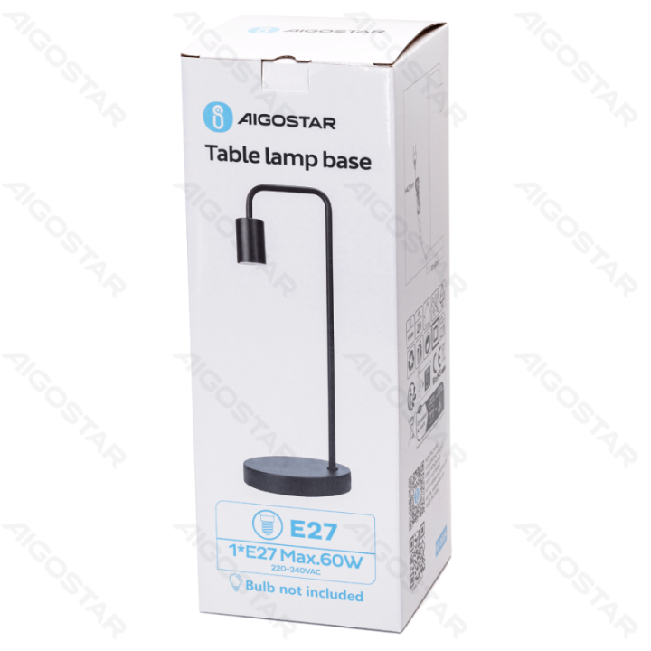 Table lamp (without light source)-MAX.60W-E27-Iron
