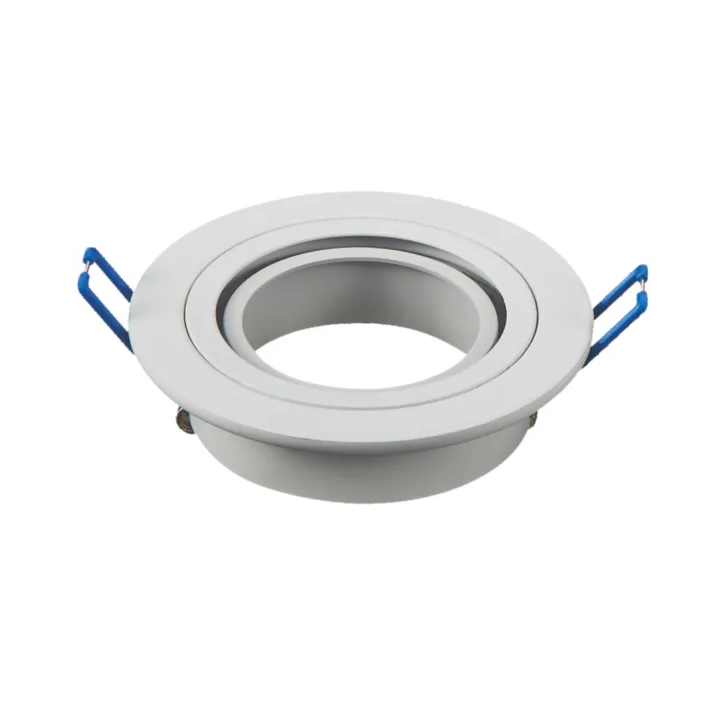 Vienakryptis prožektoriaus laikiklis — baltas