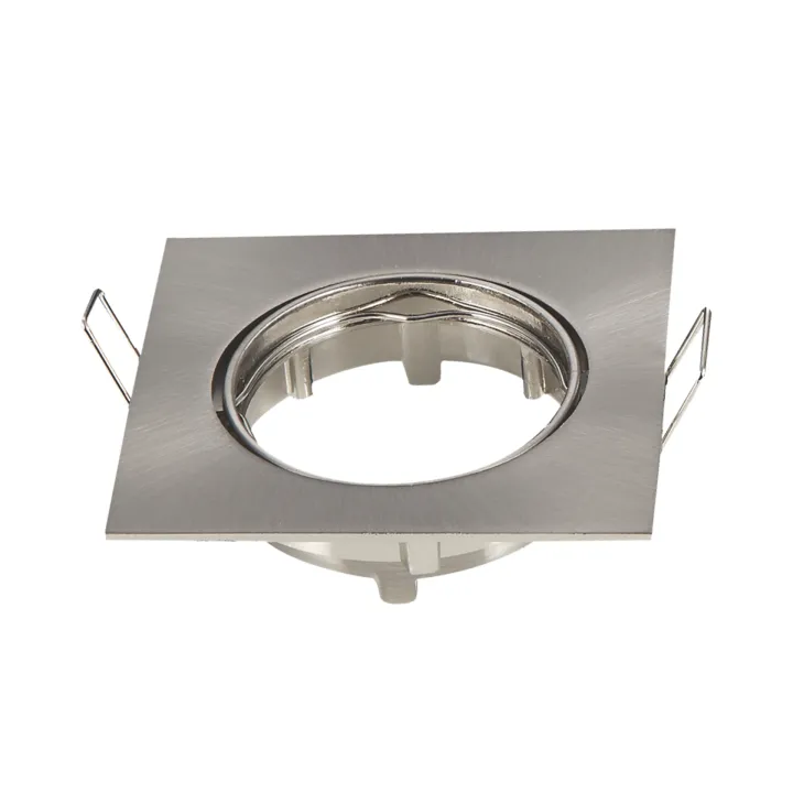 Vienakryptis prožektoriaus laikiklis — satininis nikelis