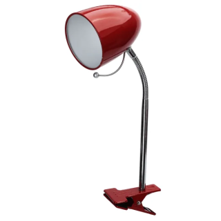 Clip Table Lamp (Without Light Source ) Red E27