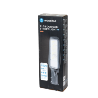 DOB LED slim street light 50W