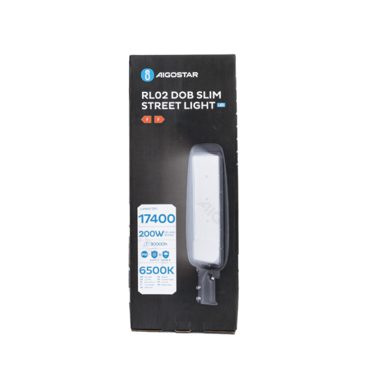 DOB LED slim street light 200W
