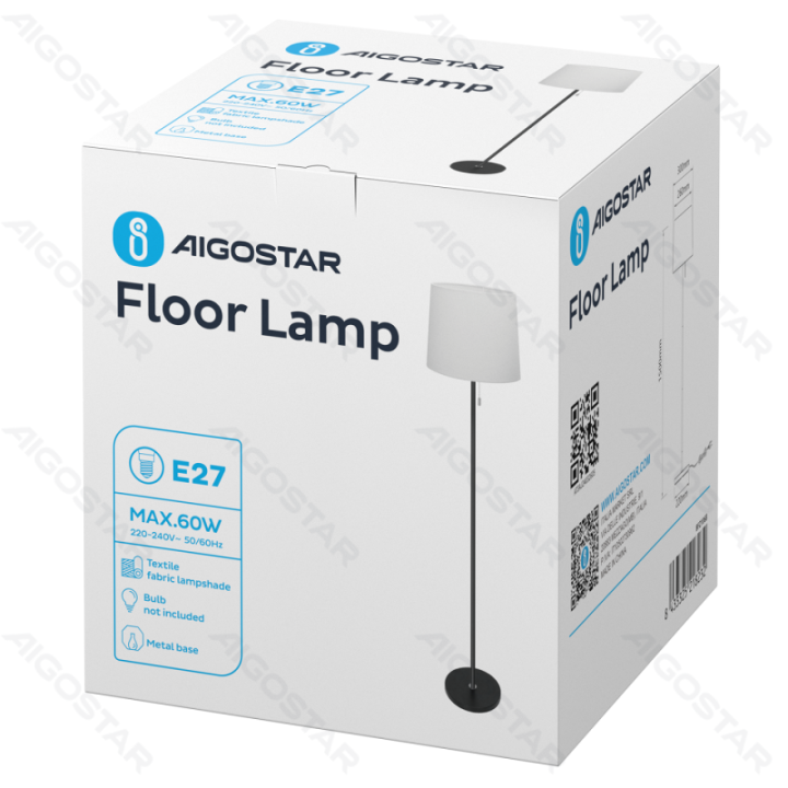 Metalinis grindinis šviestuvas (be šviesos šaltinio) E27