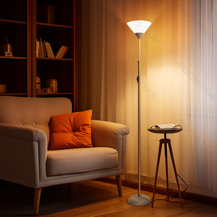 Floor lamp E27 without bulb