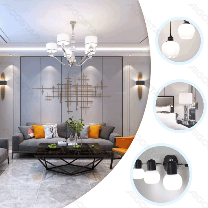 LED G45 Globe Bulb-E27-10W-6500K-935lm-2 pcs