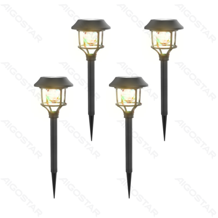 LED Solar Lawn Lights (4 pcs) RGB