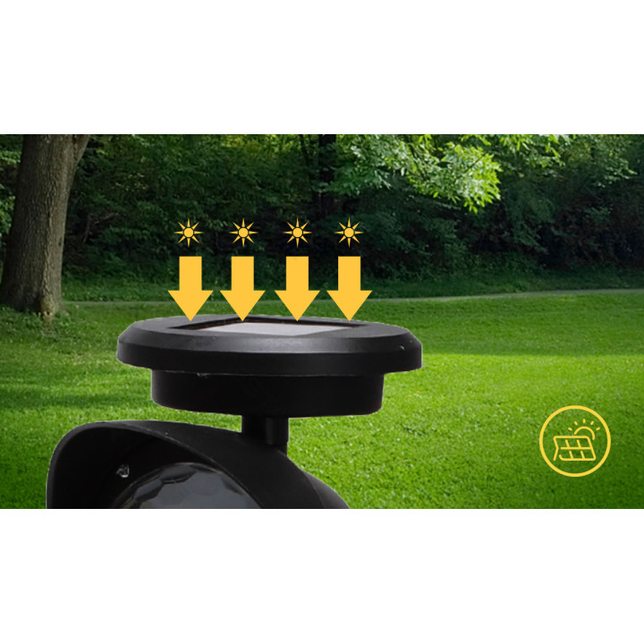 LED Solar Spot Lawn Light RGB