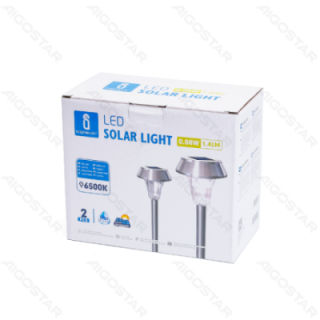 LED Solar Lawn Lights (2 pcs) 6500K