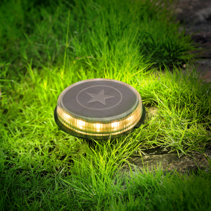 LED Solar Lawn Lights (4 pcs) 3200K