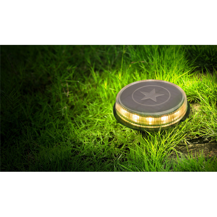 LED Solar Lawn Lights (4 pcs) 3200K