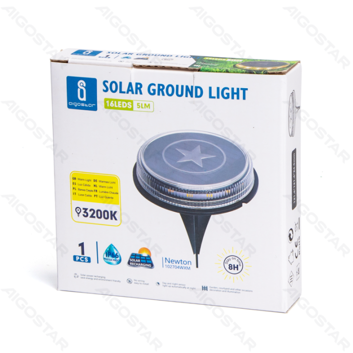 LED Saulės vejos šviestuvas 3200K