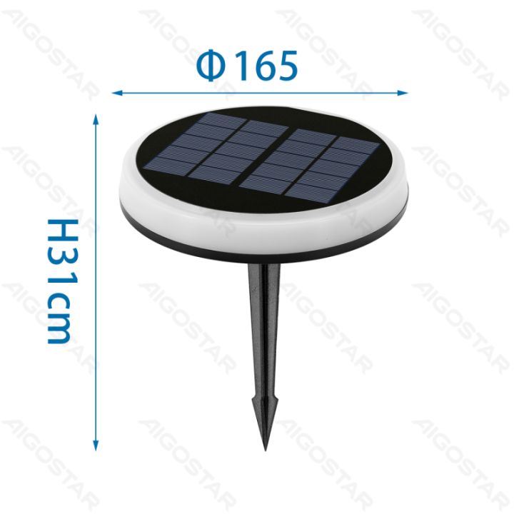 LED Solar Lawn Light RGB