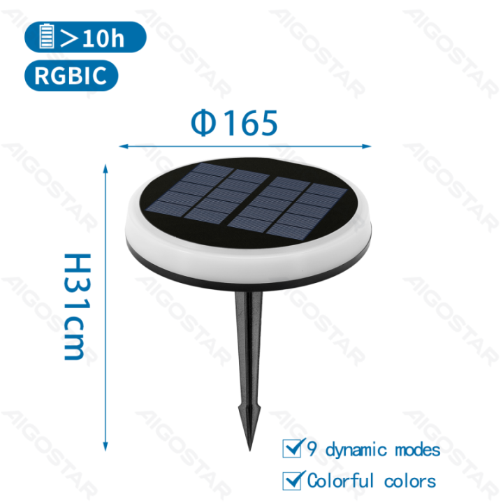 LED Saulės vejos šviestuvas (spalvų keitimas)