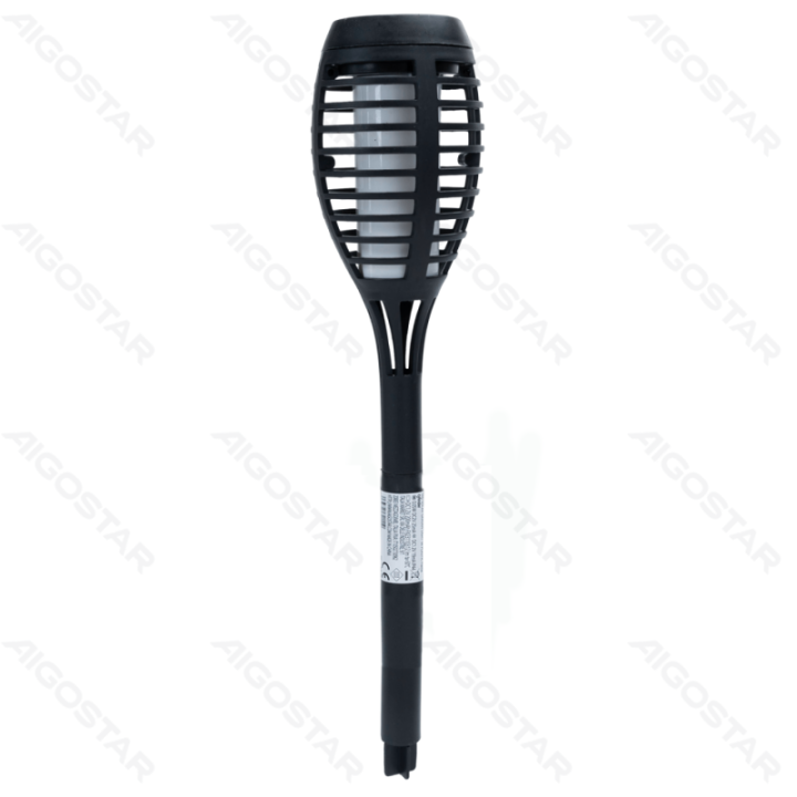 LED Solar Ambient Lawn Light Plastic Flame 2700K