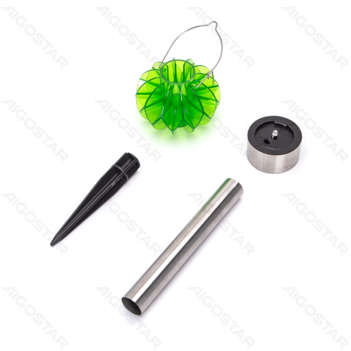 LED Solar Ambient Lawn Light Stainless Steel Mixed Color Flower Light