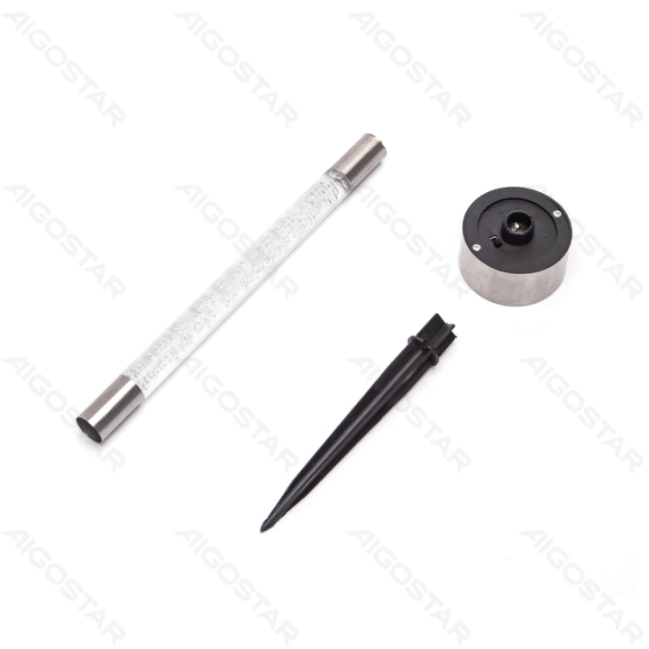 LED Solar Ambient Lawn Light Stainless Steel Bubble Stick Ground Insert 2700K