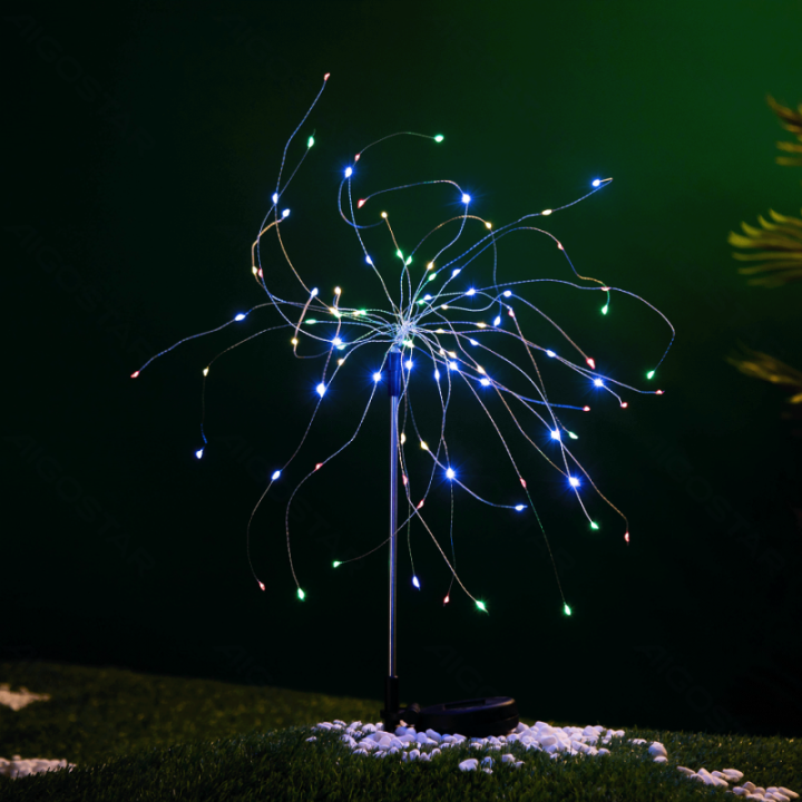 LED Saulės lauko šviestuvas nerūdijančio plieno — Gypsophila RGB