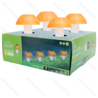 Solar lawn light, Plastic, Big mushroom 2700K