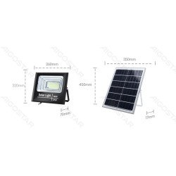 LED saulės prožektorius 60W 650lm 6500K IP67