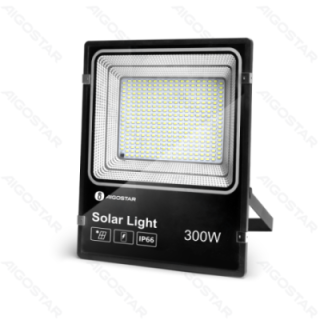 LED solar floodlight 300W 3000lm 6500K IP66
