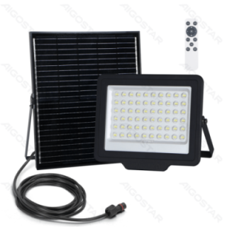 LED saulės prožektorius 200W 2000lm 6500K IP65
