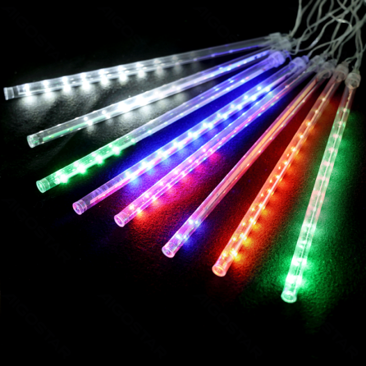 Solar 0.3m- meteor shower string lights, RGBY, 10m