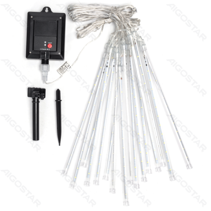Solar 0.3m- meteor shower string lights, RGBY, 10m